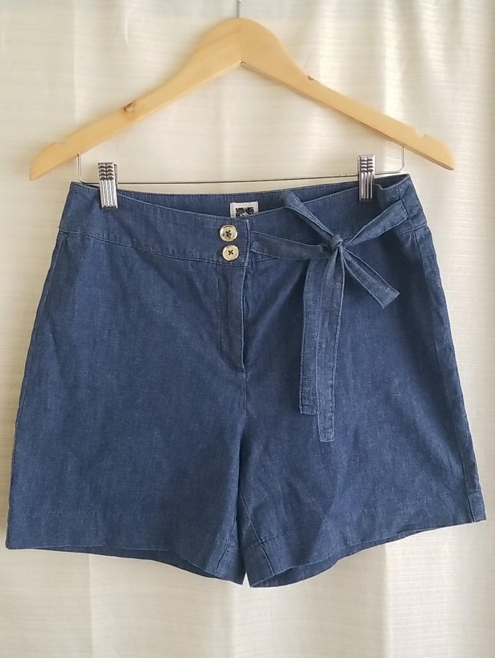 Chambray Lightweight 5" Shorts - Blue